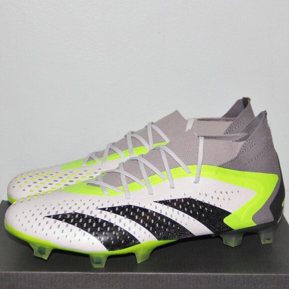 Adidas Predator Accuracy.1 FG Soccer Cleats Mens 6.5 8 White Black Lemon